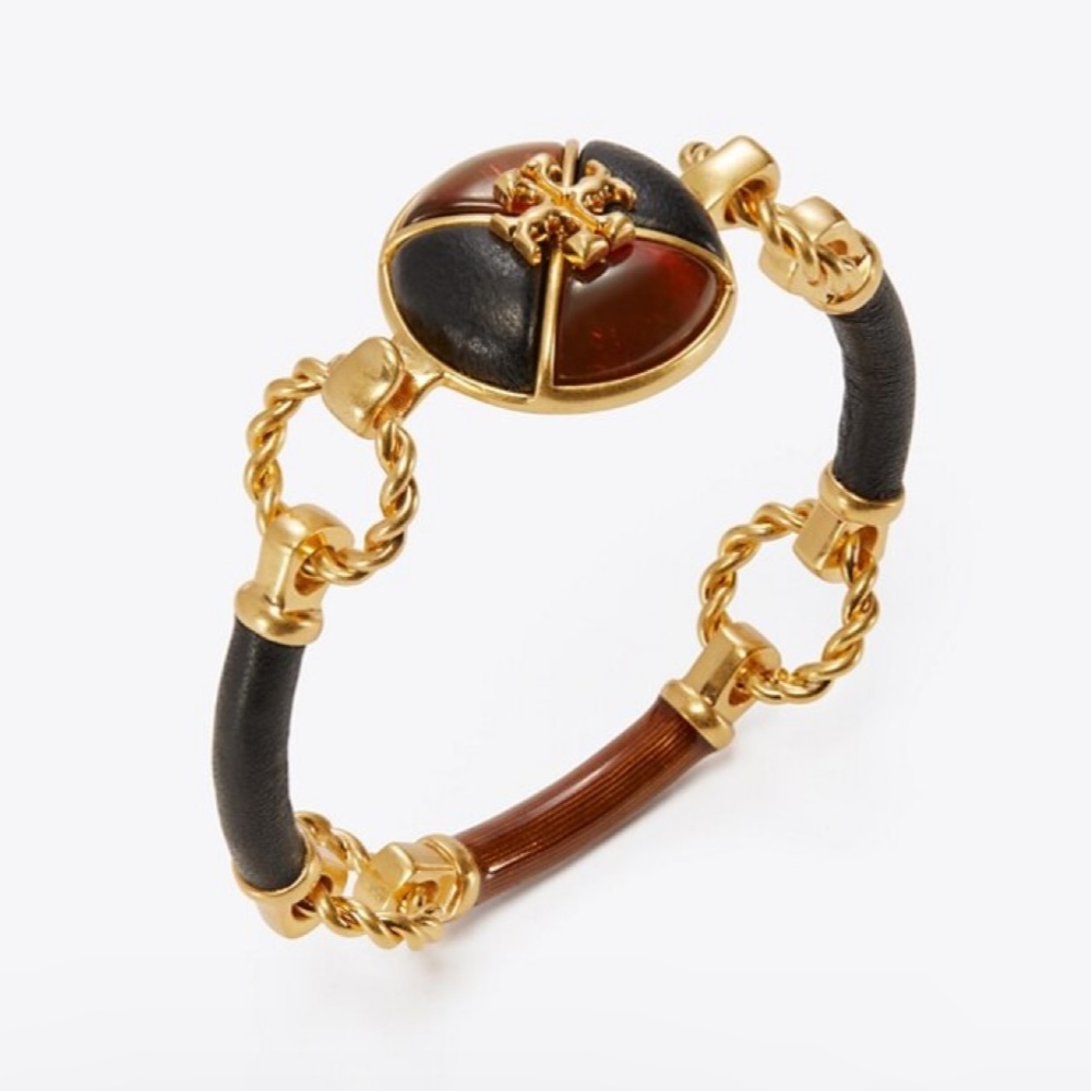 Tory Burch Kira Leather Bracelet